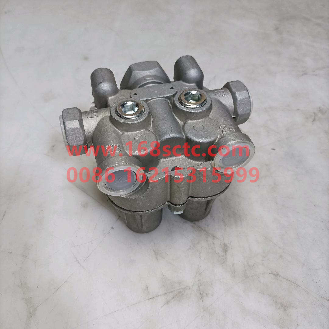 Four-circuit protection valve