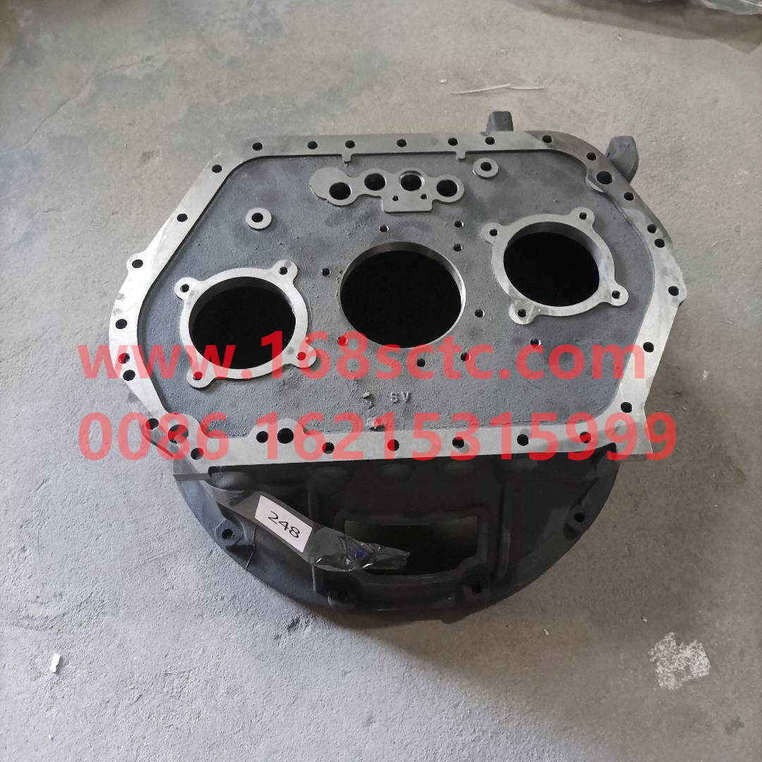 AZ2203000011-SINOTRUK HOWO-Transmission front housing assembly (pull type, overdrive)-ZhongQiBianSuXiangHW19710