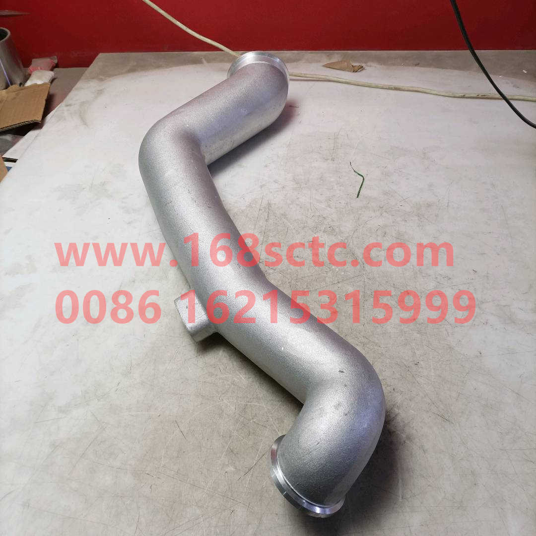 VG1095110101-SINOTRUK HOWO-Supercharger connection elbow-ZhongQiFaDongJiWD615.96NE