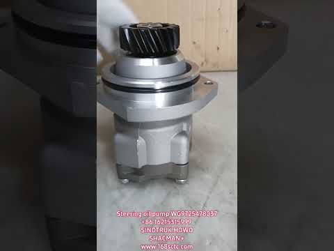 WG9725478037-SINOTRUK HOWO-Steering Pumpaluminumunlimited pressure x20L/minblade type-HaoWo2012Kuan