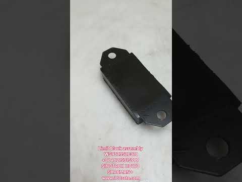 WG9323520010-SINOTRUK HOWO-Front steel plate rubber buffer blocksquare-HaoWo2013Kuan