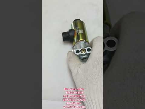 81.52160.6115-SHACMAN-The electromagnetic valveblackhead-DeLongF3000 2014Kuan