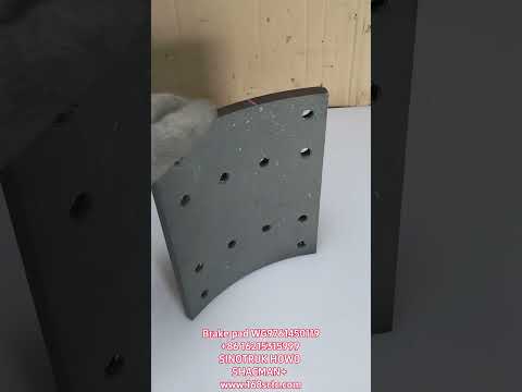 WG9761450119-SINOTRUK HOWO-brake pads 12holeorganic particles 195x220x13/16-ZhongQiZhongQiaoMCY13