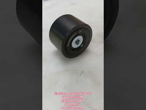 VG1246060047-SINOTRUK HOWO-Flat idler pulley (belt plastic flat pulley, has beenVG1246060057replace)-ZhongQiFaDongJiD12.34-30