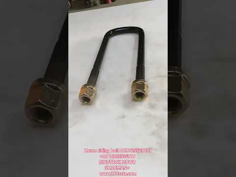 AZ9925520027-SINOTRUK HOWO-front saddle boltwith nut M20x92x220-HaoWoT7HKuan