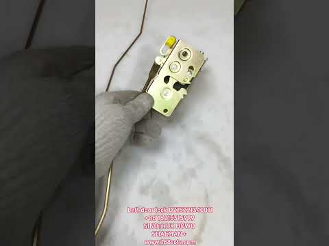 DZ15221340011-SHACMAN-Left door lock body-DeLongXinM3000 2013Kuan