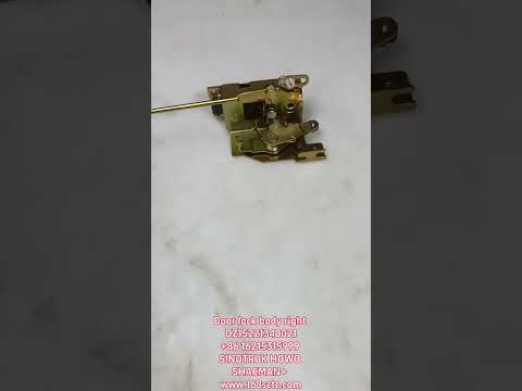DZ15221340021-SHACMAN-Right door lock body-DeLongXinM3000 2013Kuan