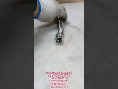 WG9918360184-SINOTRUK HOWO-Bellows assemblyStainless steel 400mmthreaded buttontwenty four-HaoWoA7Kuan