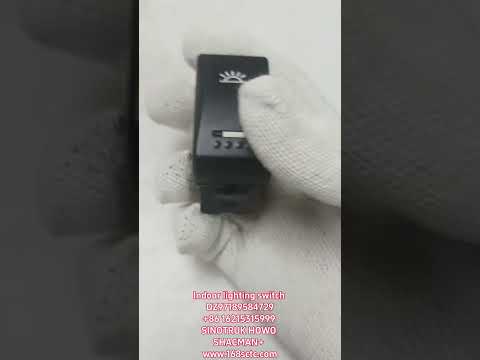 DZ97189584729-SHACMAN-interior light switch-DeLongX3000 2013Kuan SINOTRUK HOWO Truck Spare Parts - 168SCTC