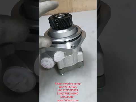 WG9731471025-SINOTRUK HOWO-Steering pump aluminum 18Mpax21L/min 17 teeth 01B-HaoWo2010Kuan