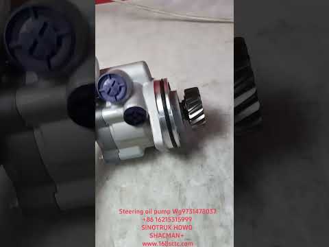 WG9731478037-SINOTRUK HOWO-Steering Pumpaluminum 17Mpax20L/min 17toothblade type-HaoWo2011Kuan