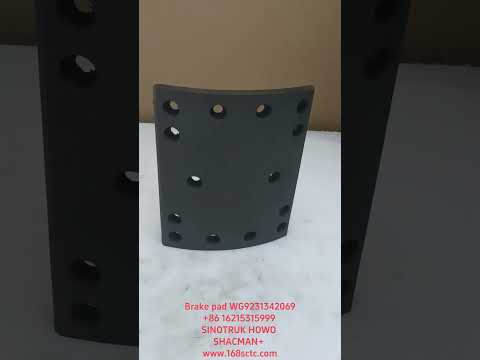 WG9231342069-SINOTRUK HOWO-brake padsbackHOWO09payment 14hole 202x220x14.5-ZhongQiHouQiaoAC16